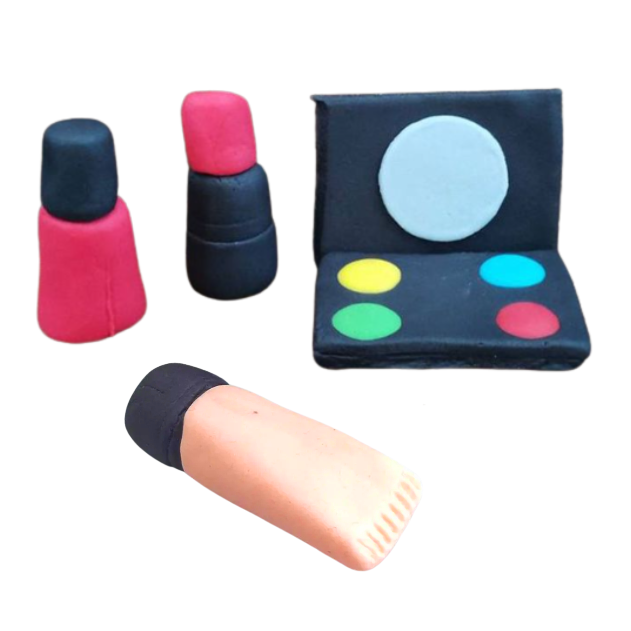 Figurki Cukrowe Na Tort Kosmetyki (Podstawowy Zestaw)