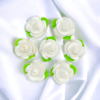 Kwiaty Cukrowe Białe Róże