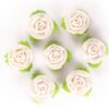 Kwiaty Cukrowe Białe Róże Na Tort Urodzinowy