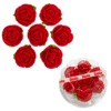 Kwiaty cukrowe czerwone róże