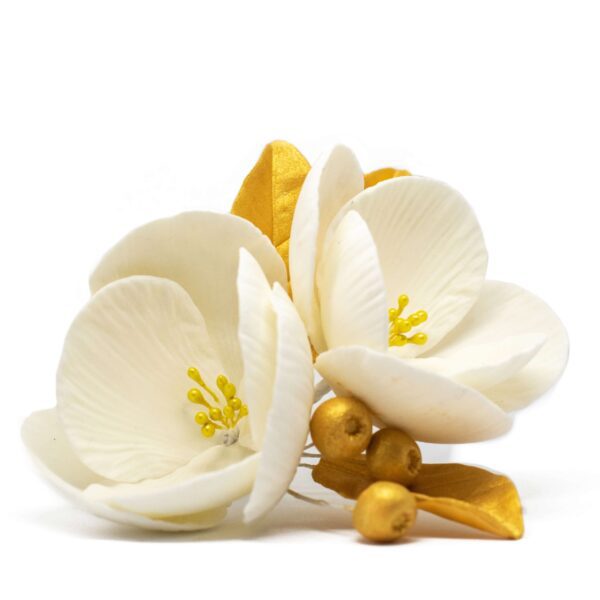 kwiaty cukrowe na torty magnolia
