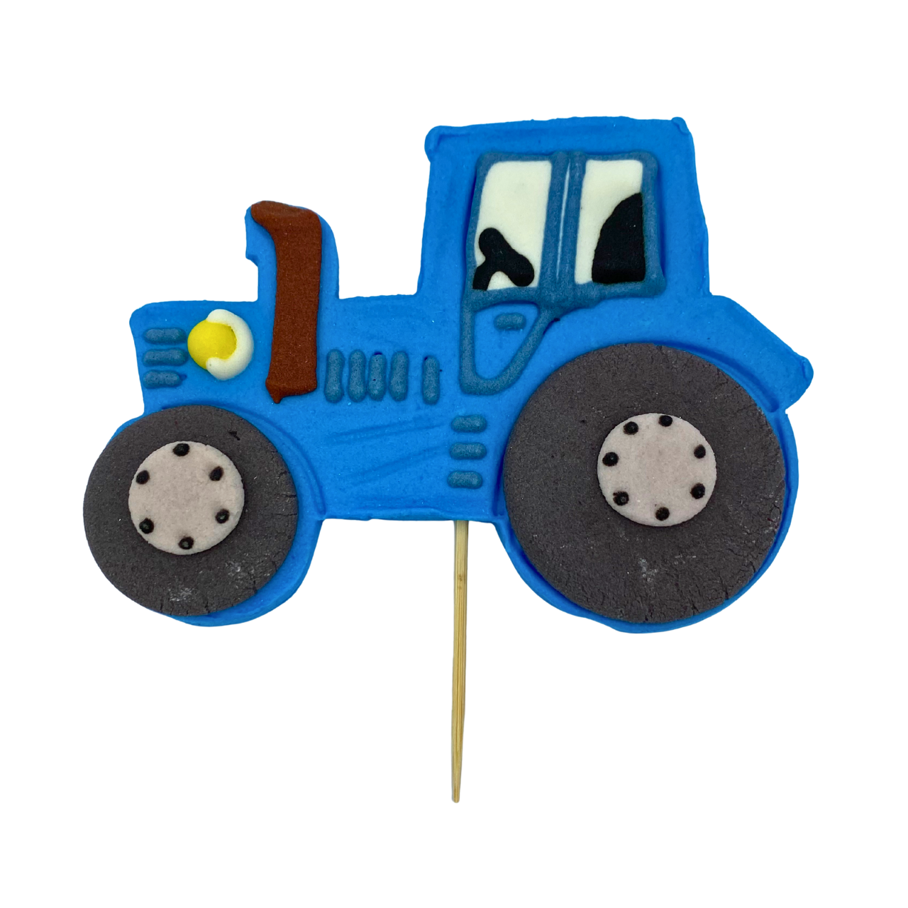 Koparka 2D Figurka Cukrowa Na Tort Urodzinowy