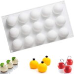 Forma silikonowa do monoporcji Kula 15 szt