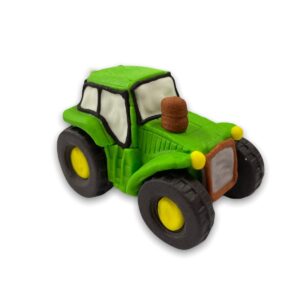 Figurka cukrowa Czerpaczka zielona koparka traktor