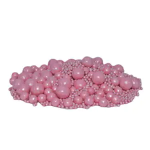 Posypka cukrowa perłowa Królewski róż perełki różowe 1 kg