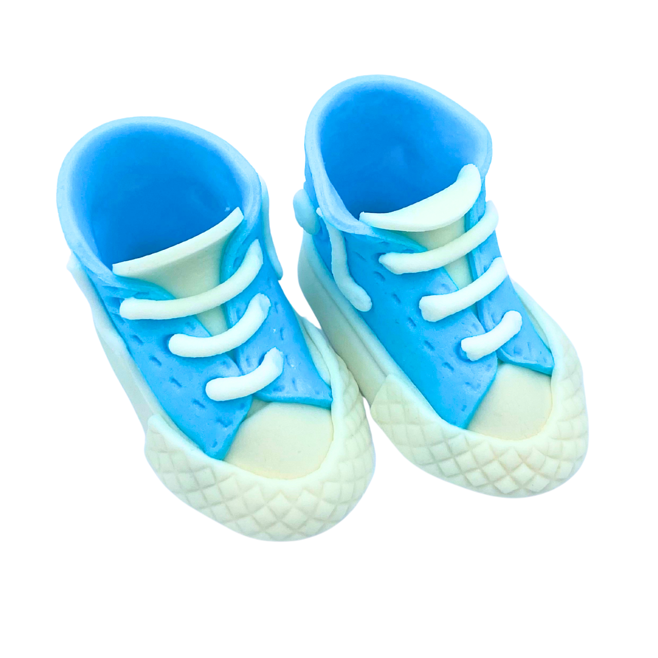 Figurki cukrowe Trampki buciki dziecięce niebieskie