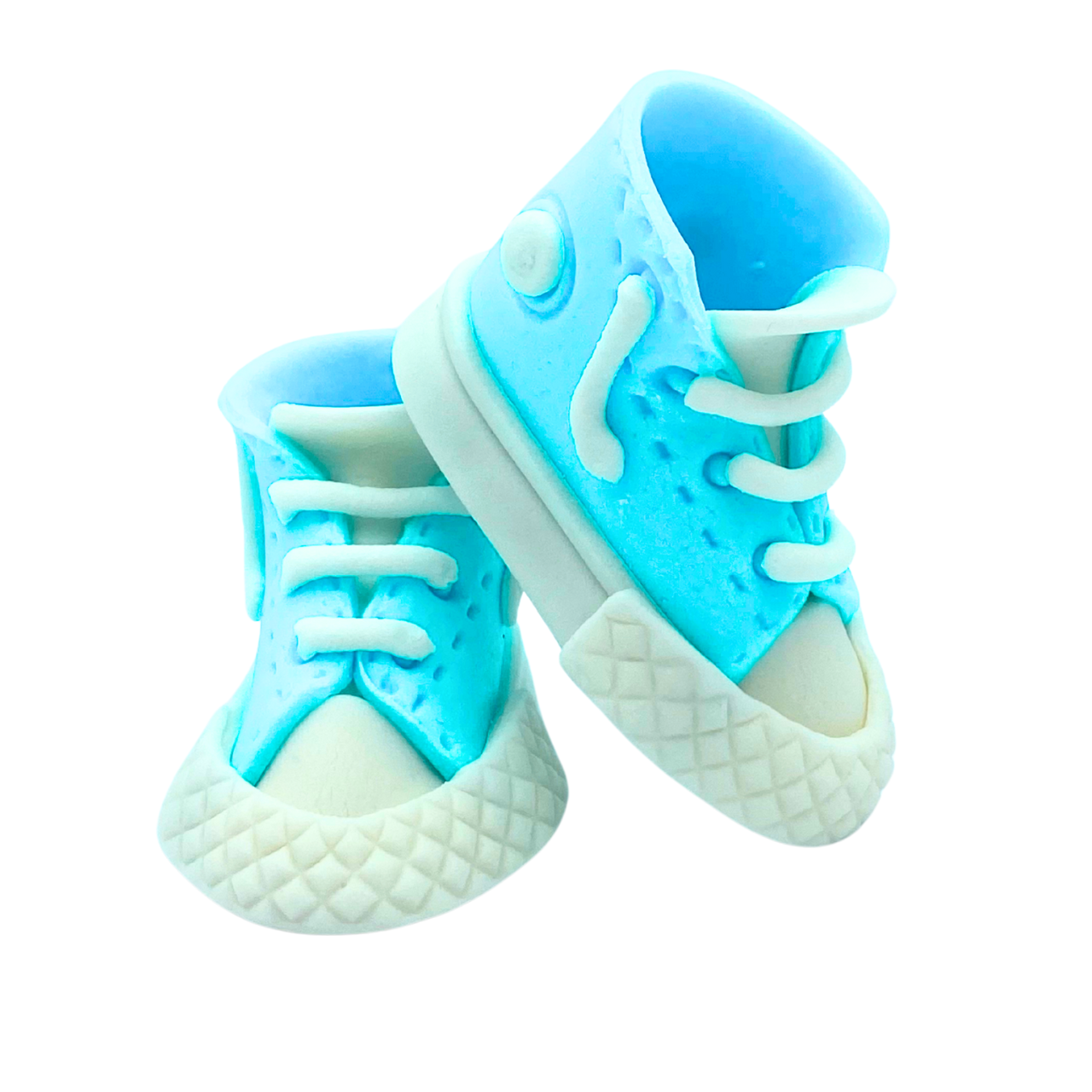 Figurki cukrowe Trampki buciki dziecięce niebieskie