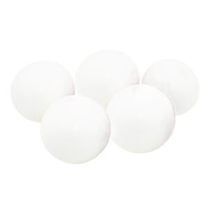 Kule żelatynowe białe perłowe zestaw 5 sztuk
