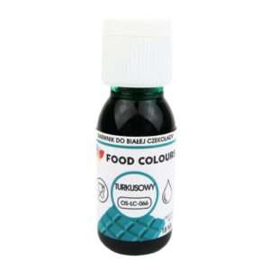 Barwnik Turkusowy 18 ml w żelu do czekolady, mas tłustych (Turquoise) Food Colours