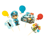 Figurki cukrowe dla dzieci Policjant 2D