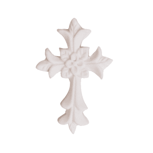 Krzyżyk cukrowy biały