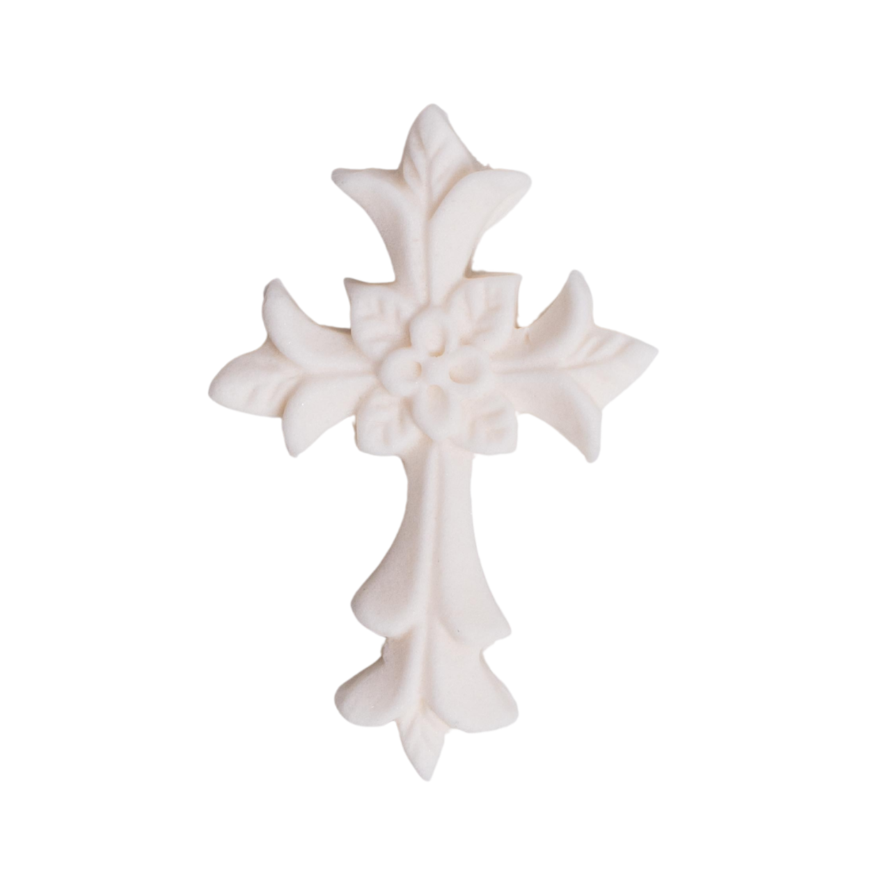 Krzyżyk cukrowy biały