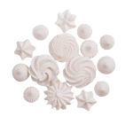 Mini bezy białe mix kształtów