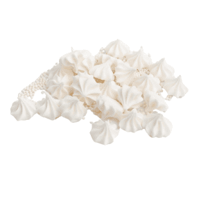 Mini bezy białe z posypką