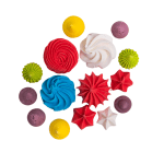 Mini bezy kolorowe mix kształtów