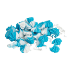 Mini bezy niebiesko-białe z posypką