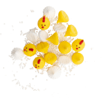 Mini bezy z kurczaczkami i posypką