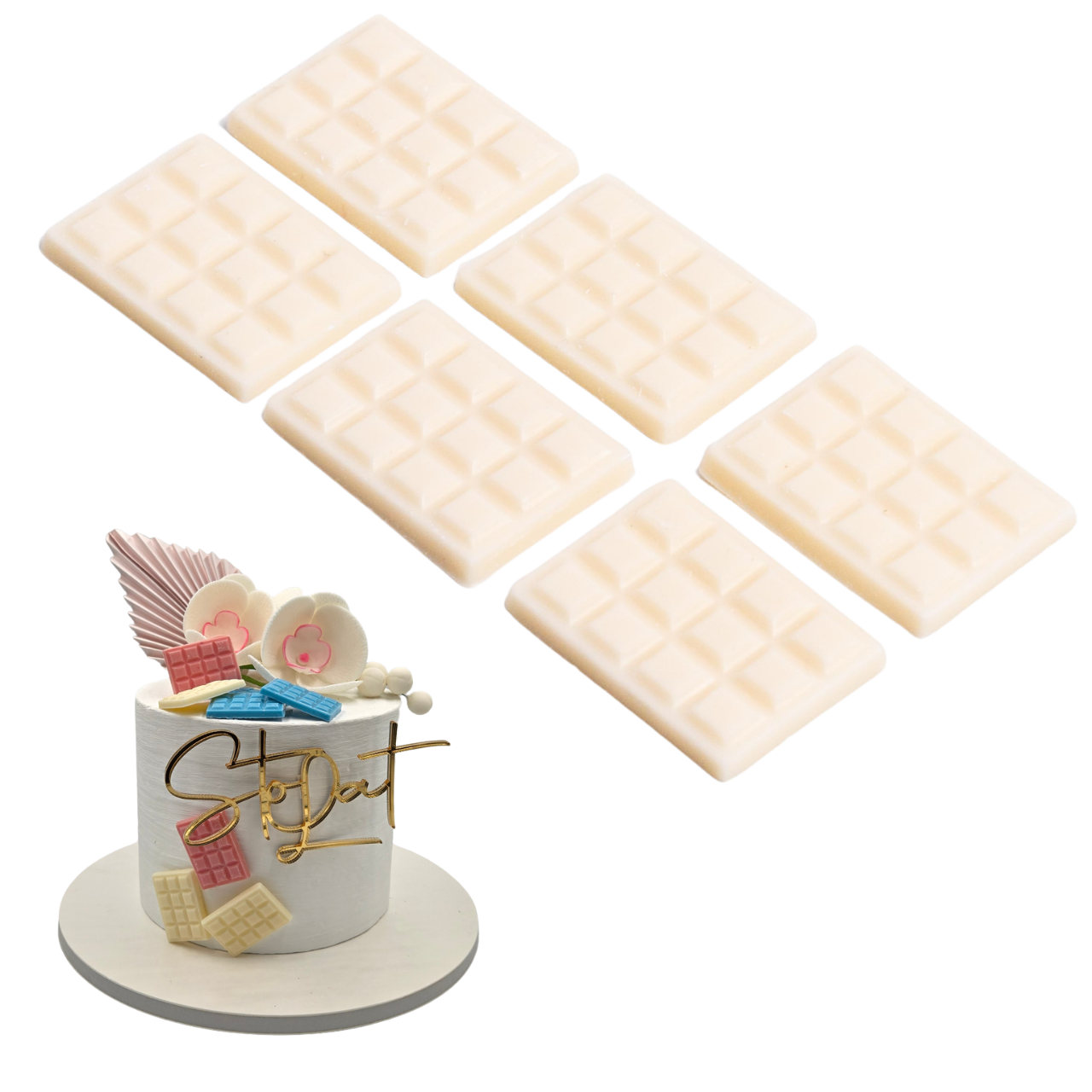 Mini czekoladki białe 6szt.